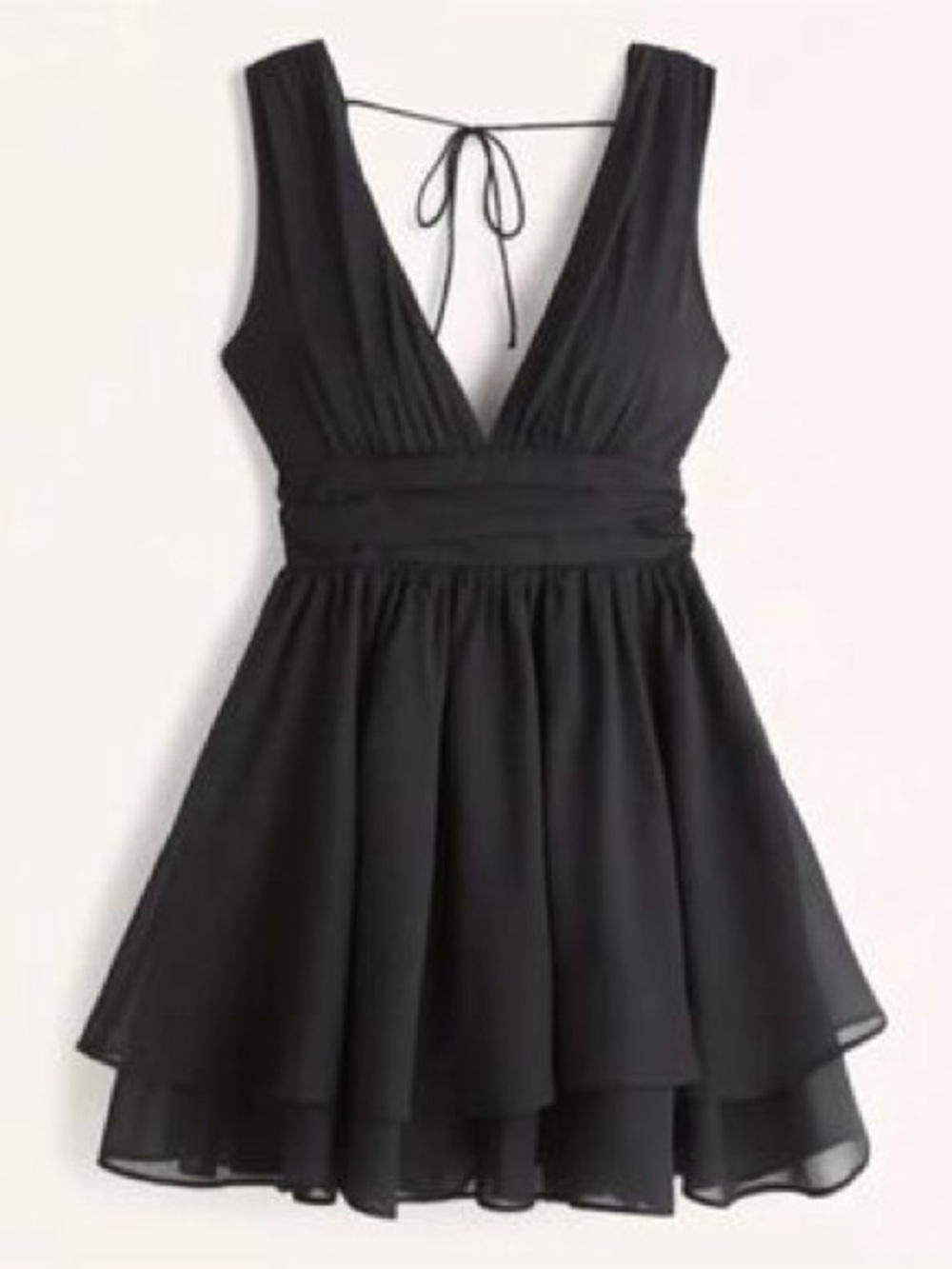 Abercrombie & fitch black mini dress size XS